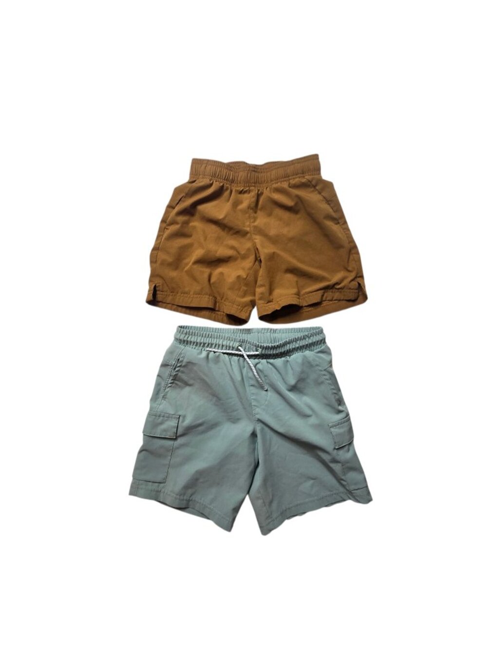 All in Motion Boys Quick Dry Shorts Lot of 2 Size Small 6/7 Pull On Athletic